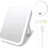 HEYMKGO Lighted Makeup Mirror with 10X Magnification, Adjustable Beauty Vanity Cosmetic Mirror