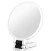 DUAIU 20X Magnifying Mirror - Double Sided Travel Makeup Mirror with 1X/20X Magnification, 360° Adjustable Handle | Portable Compact Mirror for Skincare, Tweezing & Cosmetics (White)
