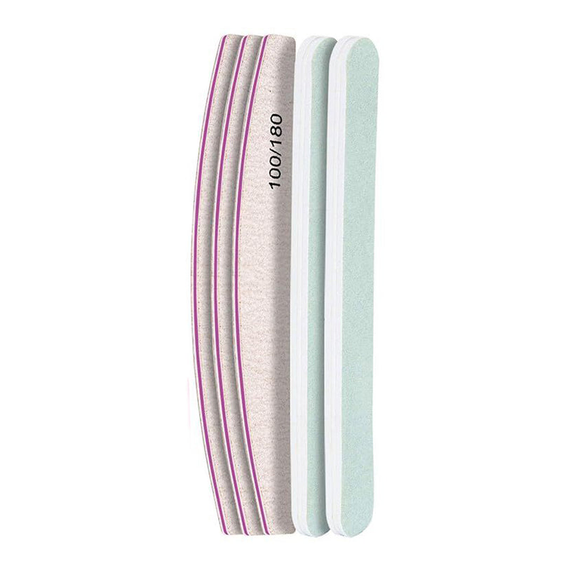 DUAIU Nail Clipper Set,Nail Files 100/180, Nail Buffer Block, Cuticle Nippers, Cuticle Trimmer, Cuticle Pusher, Nail Tools, Nail Kit, Pedicure & Manicure Tools, Manicure Kit for Women
