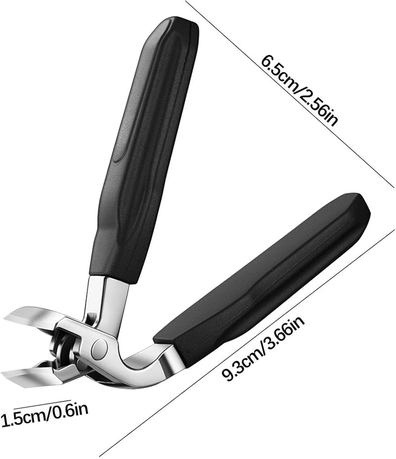 DUAIU Clipmaster Pro Toenail Clipper Ultra Sharp & Easy-Grip Nail Clippers for Seniors & Adults | Portable Nail Care Tool for Thick or Ingrown Nails,Ergonomic Design for Safe & Precise Trimming