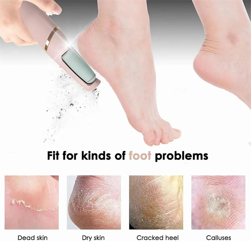 DUAIU Pedicure Electronic Tool File Feet Callus Remover Hard Skin Remover Foot Care Tools