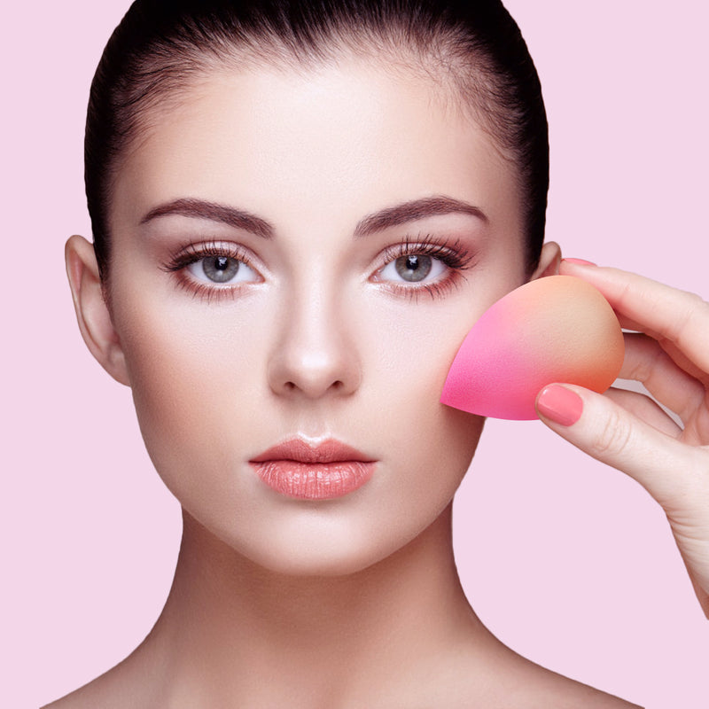 DUAIU Makeup Sponge Blender 3 pcs Gradient Foundation Sponges Set Makeup Puffs Latex Free Concealer Sponge Applicator Sponges Puffs