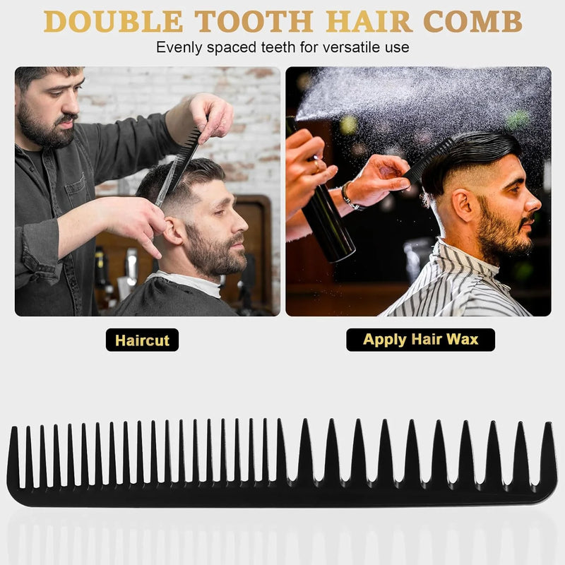 DUAIU Hair Brush Set, 5 PCS Paddle Brush and Hair Comb for Men Women, Paddle Detangling Brush Vented Brush Wide Tooth Comb for Curls Straight Thick Fine Wet or Dry Hair Care Styling