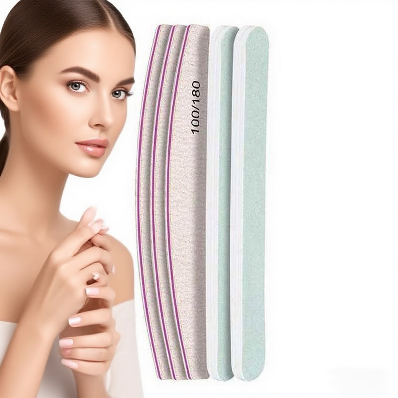 DUAIU Nail Clipper Set,Nail Files 100/180, Nail Buffer Block, Cuticle Nippers, Cuticle Trimmer, Cuticle Pusher, Nail Tools, Nail Kit, Pedicure & Manicure Tools, Manicure Kit for Women