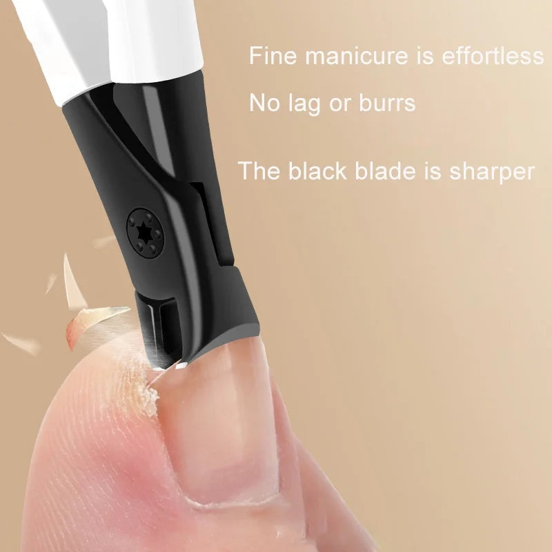 DUAIU Nail Clippers for Thick Nails Start Makers Toenail Clippers Wide Jaw Nail Cutter Heavy Duty Nail Clipper Sharp Curved Toe Nail Clippers for Men and Women,Green