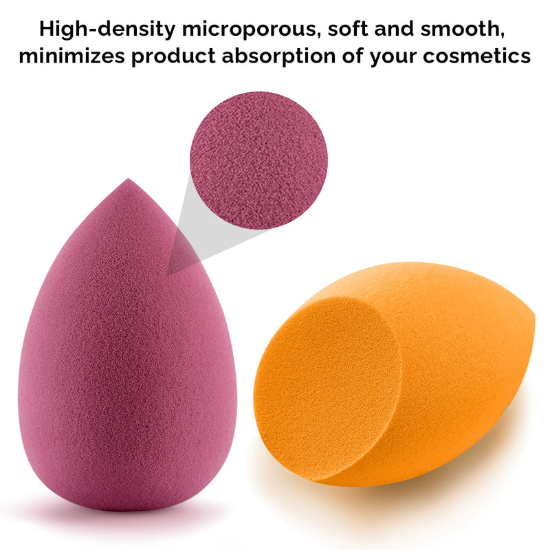 8 Pack Beauty Makeup Sponge Set, Wet & Dry Makeup Puffs, Multicolor Makeup Sponges Blender, Foundation Makeup Tools Makeup Egg Set with Gift Box