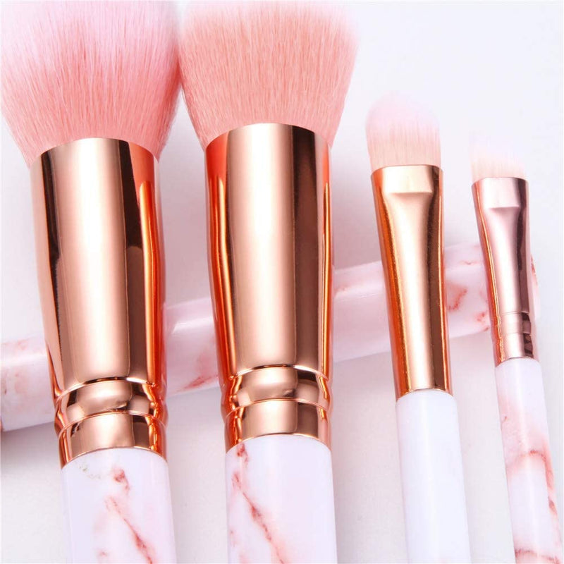 Makeup Brushes Sets Glamour Gaze 16PCS Pink Marble Make up Brushes - DUAIU Shop