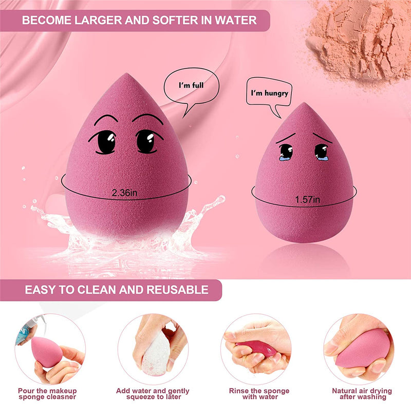 Makeup Sponge DUAIU 4 Pack Beauty Blender Foundation Sponges Set - DUAIU Shop