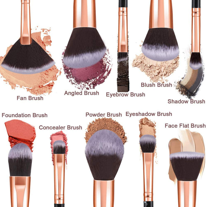 Start Makers 10Pcs Makeup Brushes - DUAIU Shop